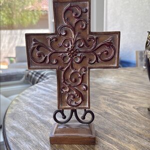 Southern Living At Home Brown Decorative Accent Cross